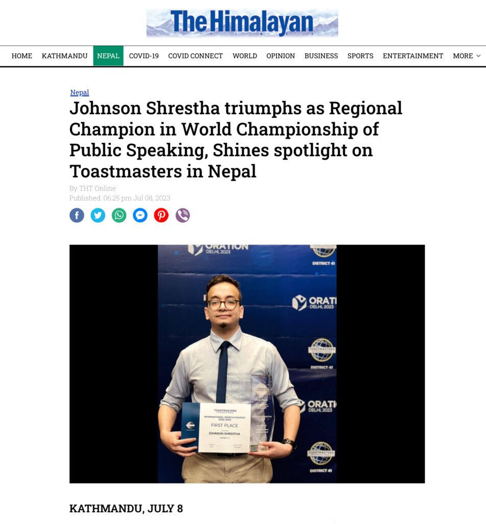 News Coverage on The Himalayan Times